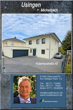 Usingen Michelbach Hubertusstraße 42 00 Deckblatt - USINGEN - Michelbach: Freistehend, top-modern, beste Energetik!
