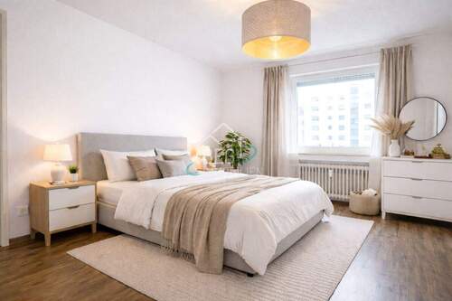 virtuell bearbeitetes Schlafzimmer - 