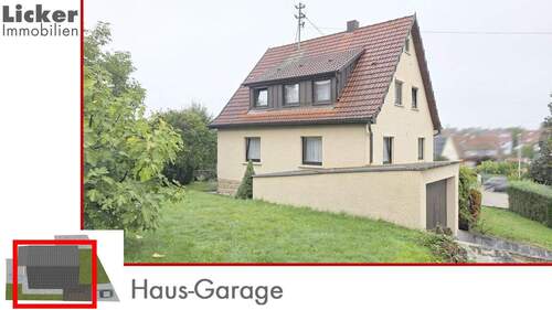 Haus-Garage - 5 Zimmer Einfamilienhaus zum Kaufen in Schwaikheim