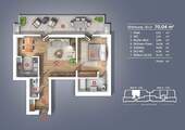 Grundriss W3 - Haus A - 