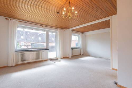 Wohnzimmer - 3 Zimmer Reihenmittelhaus zum Kaufen in Fockbek