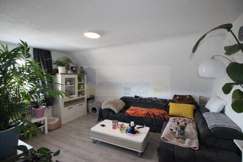 Wohnzimmer - 3 Zimmer Etagenwohnung zur Miete in Donaueschingen- Allmendshofen