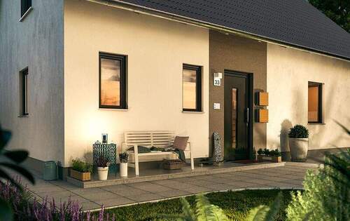 Domizil192 - Straßenansicht - 7 Zimmer Einfamilienhaus in Großrudestedt