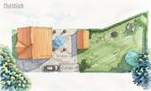 Oder so, Gartenskizze - 