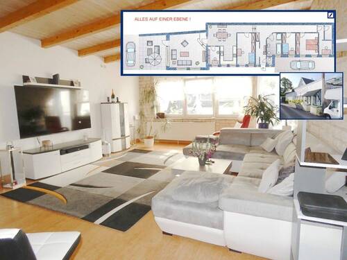 ALLES AUF EINER EBENE - PROVISIONSFREI FÜR KÄUFER - Erdgeschosswohnung als 'Haus im Bungalowstil'