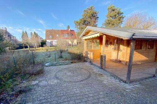 Terrasse-Gartenhaus - 