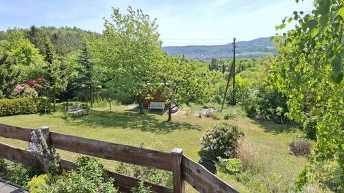 Blick in den Garten - Grundstück in Rudolstadt zum Kaufen
