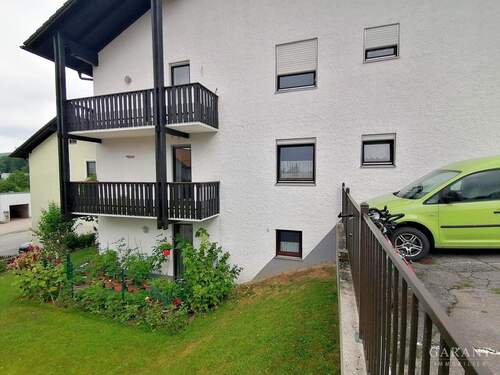 Balkon v. Außen - Etagenwohnung mit 78,00 m² in Zwiesel zum Kaufen