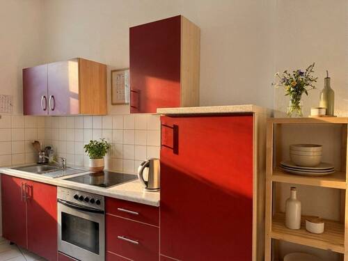Küche - Stilvolle 3-Raumwohnung in begehrter Lage der Südvorstadt