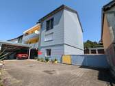 Rückansicht mit Lage Hobbyraum - Etagenwohnung mit 100,00 m&sup2; in Marxzell zum Kaufen