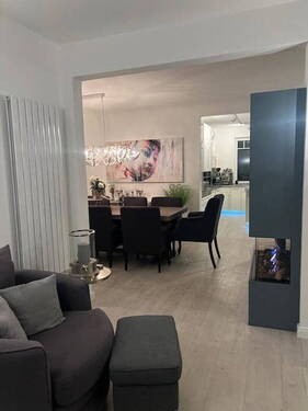 Essbereich mit Kamin - 