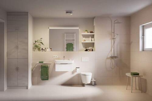 Badezimmer - Etagenwohnung mit 68,10 m² in Bietigheim-Bissingen zum Kaufen