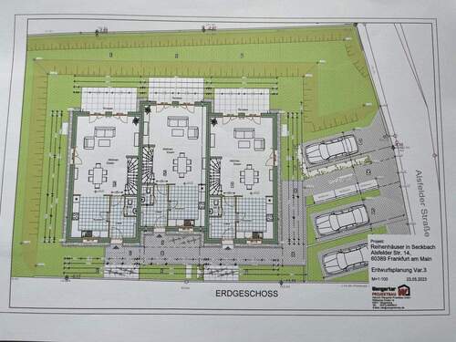 Erdgeschoß - 5 Zimmer Reihenmittelhaus zum Kaufen in Frankfurt -Seckbach
