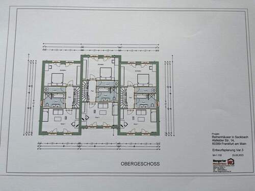 Obergeschoß - 5 Zimmer Reihenmittelhaus in Frankfurt -Seckbach