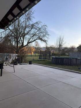 Blick von der Terasse - Bungalow mit 130,00 m&sup2; in Heringen zur Miete