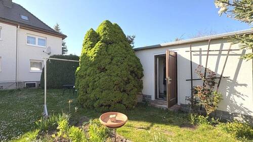 Garten - 4 Zimmer Doppelhaushälfte in Löbau