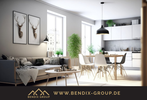 Wohnbeispiel - Top-geschnittene 2Zi-Wohnung I Blick in grünen Innenhof I Balkon I Modern & hochwertig I Südvorstadt
