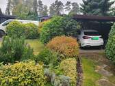 Carport von der Gartenseite - 