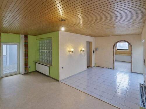 Wohn- und Essbereich im Dachgeschoss - 