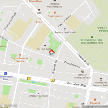 Karte - Freie Wohnung Erswtbezug Nähe Stadtpark und Alex
