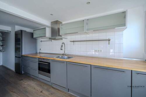 Küche (Wohung rechts) - Etagenwohnung mit 166,00 m&sup2; in Düsseldorf zum Kaufen