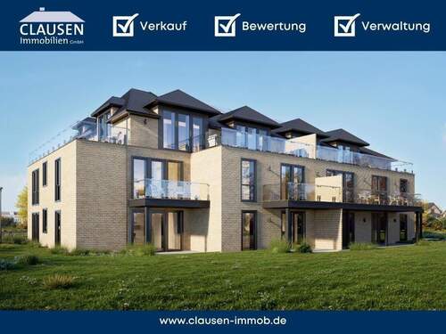 Neubau in Bornhöved - WE 9: Neubau-Highlight: 3- Zi. Wohnung mit 2 Dachterrassen!