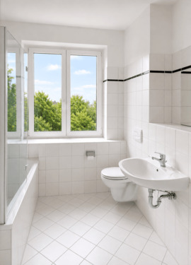 Badezimmer - 2 Zimmer Etagenwohnung in Leipzig