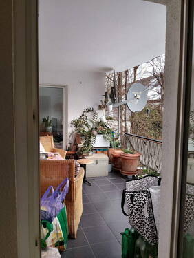 Balkonview aus Küche - 