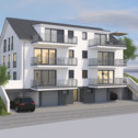 Ansicht Eingangsbereich - 'Exklusive 3-Zimmer-Neubauwohnung mit Sonnenbalkon & großer Terrasse in ruhiger Lage'