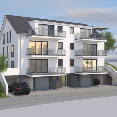 Ansicht Eingangsbereich - 'Exklusive 3-Zimmer-Neubauwohnung mit Sonnenbalkon & großer Terrasse in ruhiger Lage'