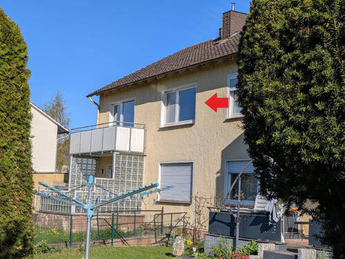 Rückansicht - 3 Zimmer Etagenwohnung zum Kaufen in Korbach