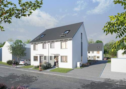 Haus 1+2 - Attraktive Neubau-Doppelhaushälfte in schöner Lage von Haueneberstein