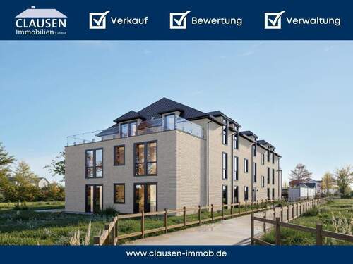 Neubau in Bornhöved - WE 1: Komfortable 3-Zi Wohnung im EG mit Terrasse im Neubau in Bornhöved!