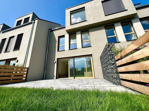 Reihenhaus Gartenansicht - 5 Zimmer Reihenmittelhaus zum Kaufen in Neukieritzsch