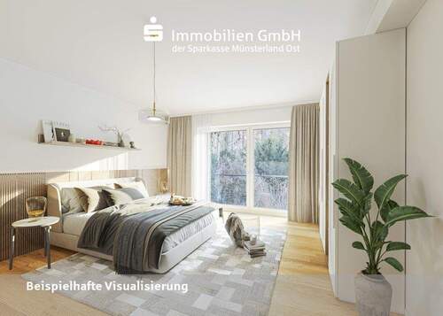Schlafzimmer - 4 Zimmer Doppelhaushälfte in Ostbevern / Brock