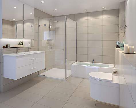 BadBeispiel - 3 Zimmer Etagenwohnung zum Kaufen in Nürtingen / Neckarhausen