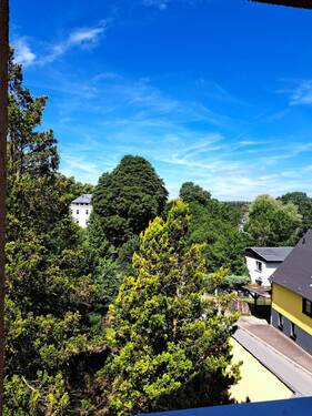 Ausblick aus dem Badfenster ins Grüne - 