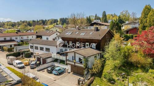 Außenansicht Drohne 1 - 3 Zimmer Etagenwohnung in Rosenheim