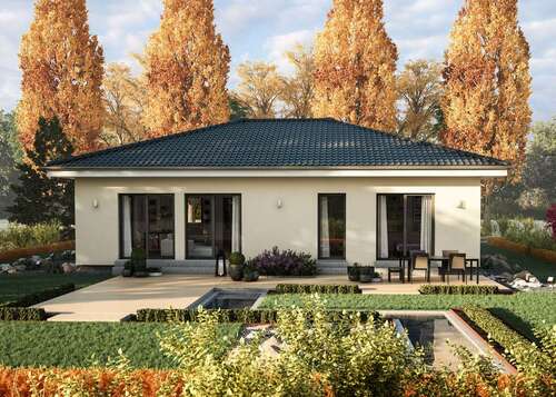 Beispiel CS 11.01 W - Energieeffizienter Bungalow 'Made in RLP'