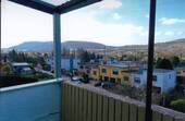 Blick v. Balkon der Wohnküche auf Themar - 