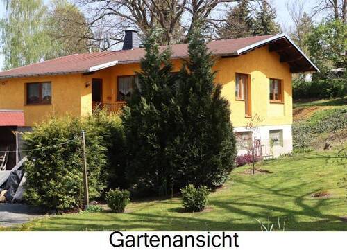 Gartenansicht - 3 Zimmer Einfamilienhaus in Jößnitz