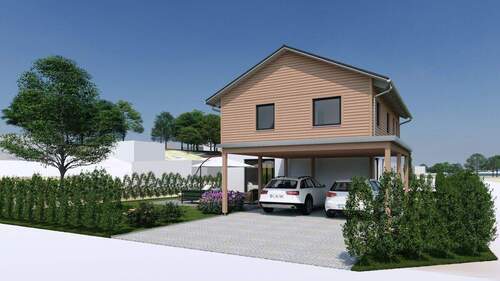 Füssen Weidach Visualisierung - Einfamilienhaus mit 154,00 m² in Füssen zum Kaufen