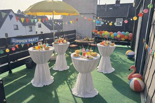 Party auf der Dachterrasse - 