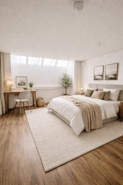 Schlafzimmer (KI - generiert) - 3 Zimmer Etagenwohnung zum Kaufen in Dresden