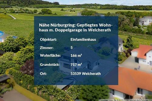 Haus Nähe Nürburgring - 5 Zimmer Einfamilienhaus zum Kaufen in Welcherath