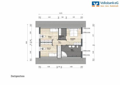 Dachgeschoss - 