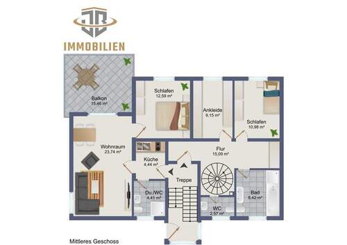 Mittleres Geschoss - 