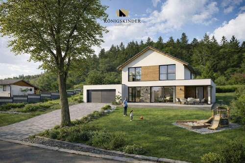 Unverbindliche Illustration Einfamilienhaus...... - Grundstück zum Kaufen in Wehingen