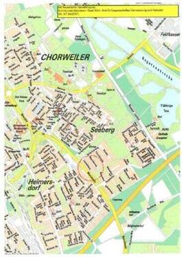 Karte Chorweiler-Seeberg - 