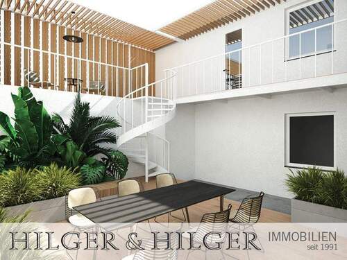 3D-Visualisierung: Innenhof nach mögl. Renovierung - 